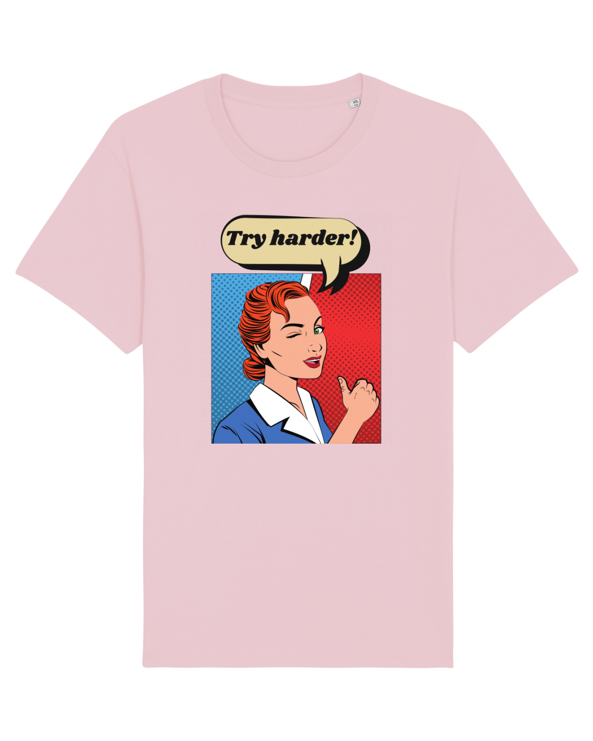 Tricou mânecă scurtă Unisex Rocker Cotton Pink