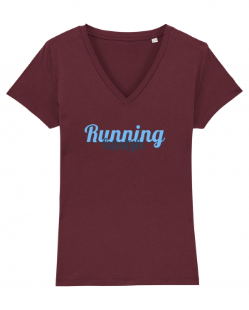 Running lifestyle Burgundy