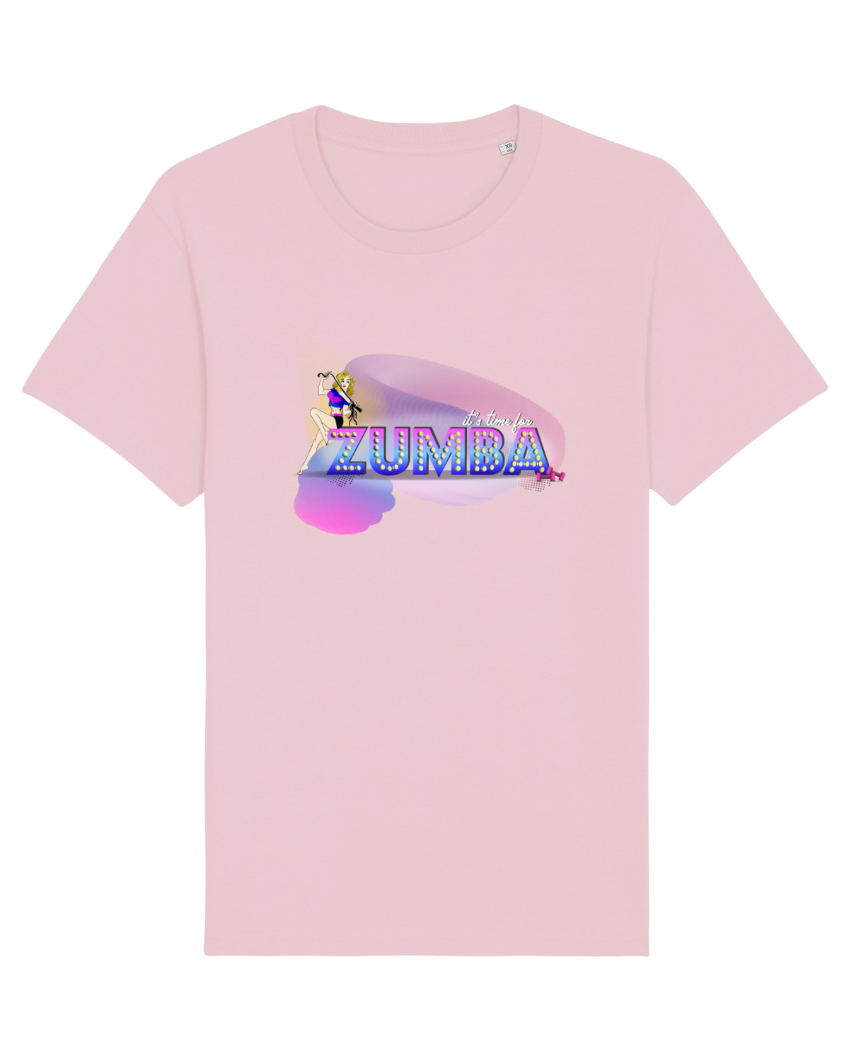 Tricou mânecă scurtă Unisex Rocker Cotton Pink