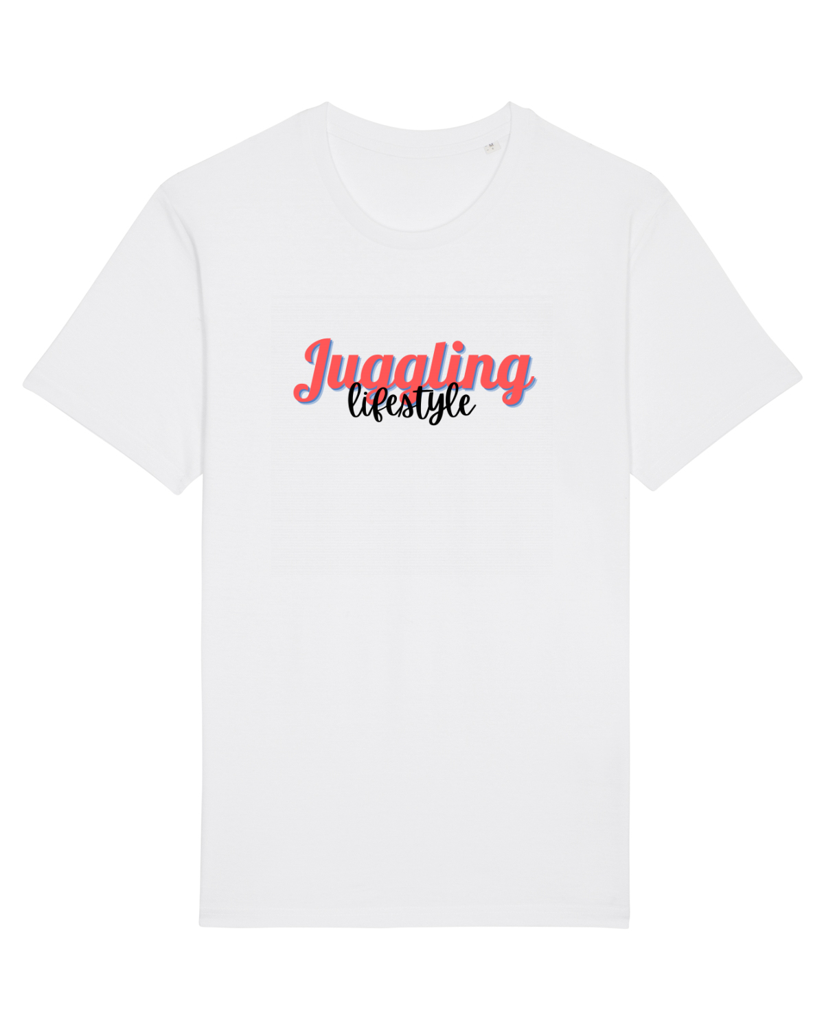 Tricou mânecă scurtă Unisex Rocker White