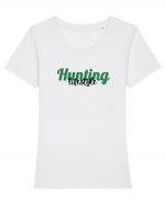 Hunting lifestyle Tricou mânecă scurtă guler larg fitted Damă Expresser