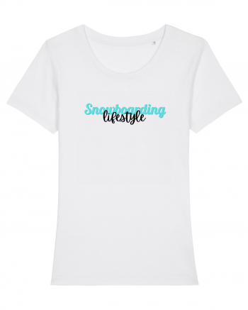 Snowboarding lifestyle White