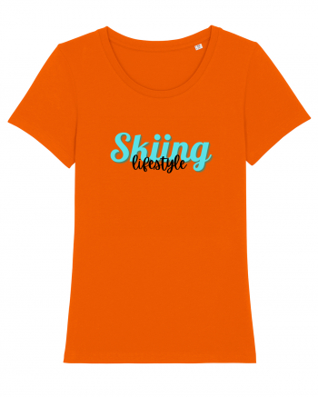 Skiing lifestyle Bright Orange