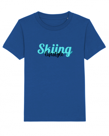 Skiing lifestyle Majorelle Blue