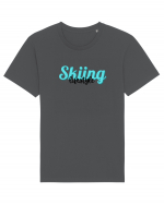 Skiing lifestyle Tricou mânecă scurtă Unisex Rocker