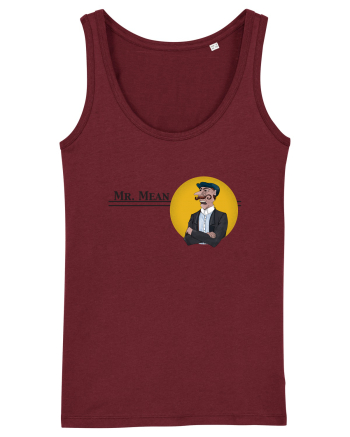 Mr. Mean portrait Burgundy