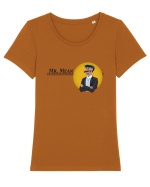 Mr. Mean portrait Tricou mânecă scurtă guler larg fitted Damă Expresser