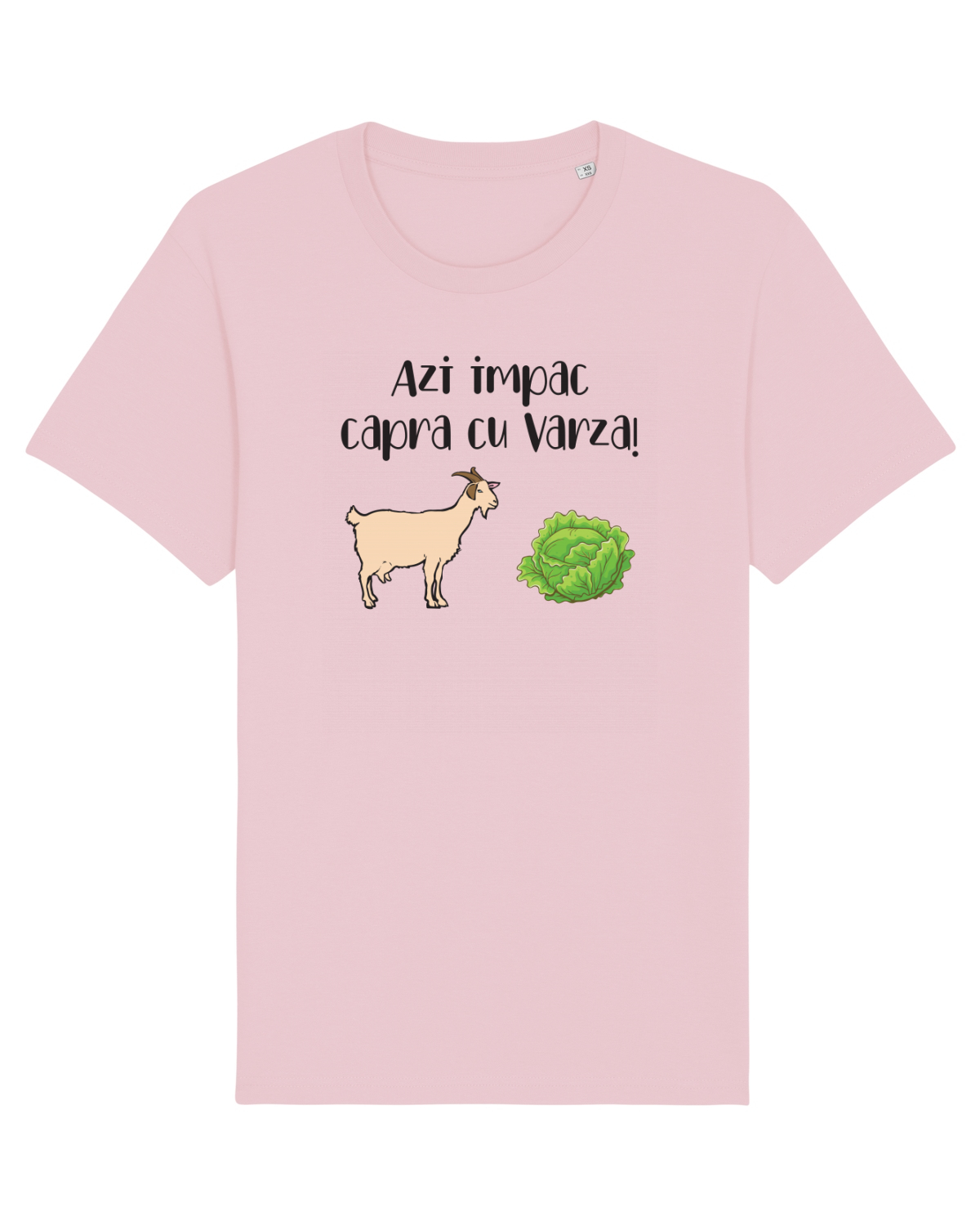 Tricou mânecă scurtă Unisex Rocker Cotton Pink