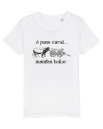 A pune carul inaintea boilor. Tricou mânecă scurtă  Copii Mini Creator