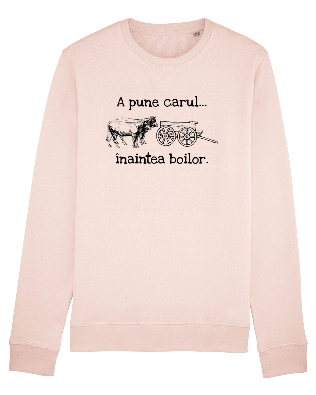 Bluză mânecă lungă Unisex Rise Candy Pink
