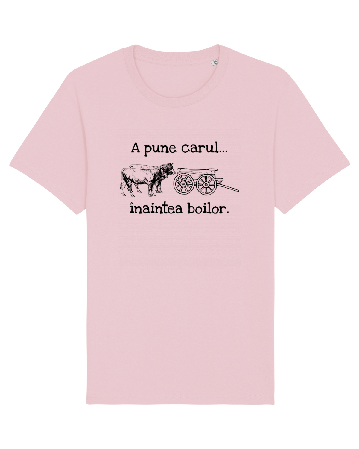 Tricou mânecă scurtă Unisex Rocker Cotton Pink