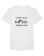 A pune carul inaintea boilor. Tricou mânecă scurtă guler larg Bărbat Skater