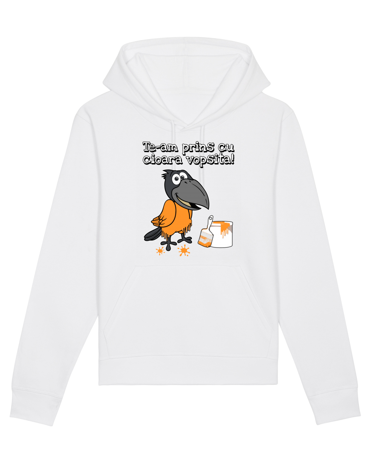 Hanorac Unisex Drummer White