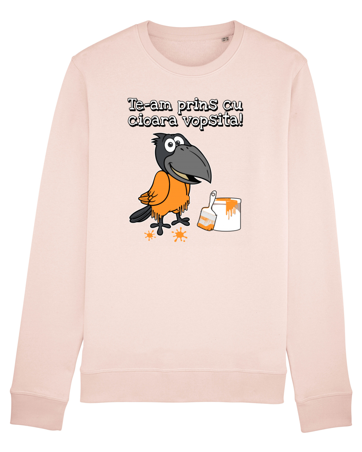 Bluză mânecă lungă Unisex Rise Candy Pink