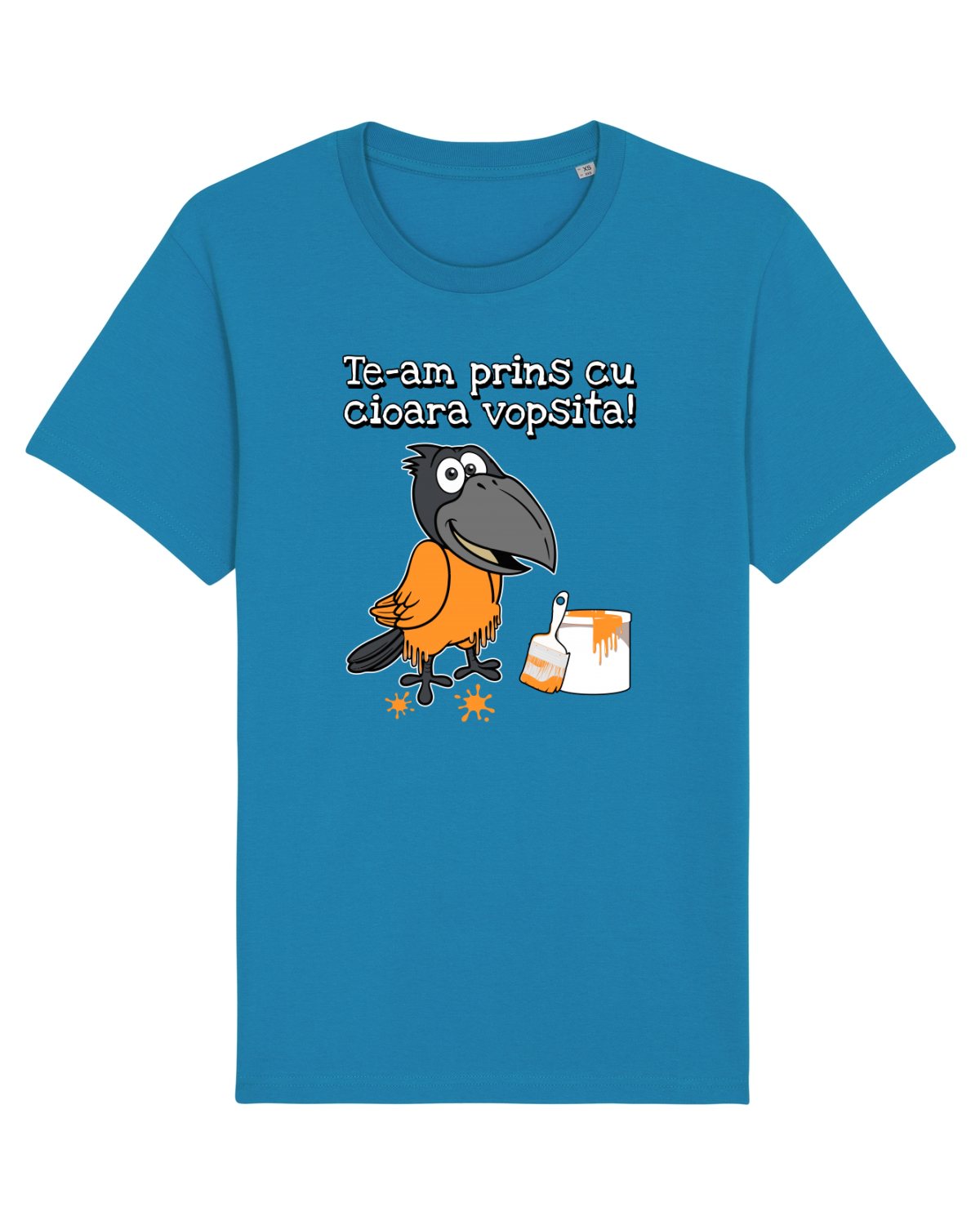 Tricou mânecă scurtă Unisex Rocker Azur