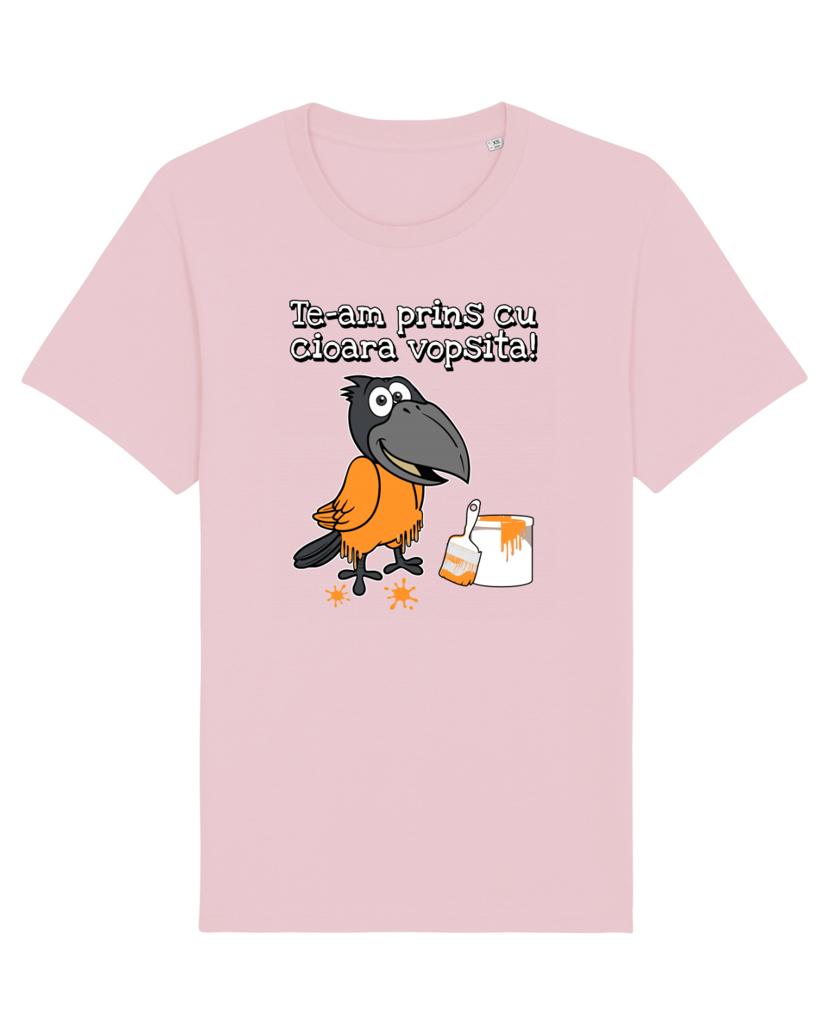 Tricou mânecă scurtă Unisex Rocker Cotton Pink