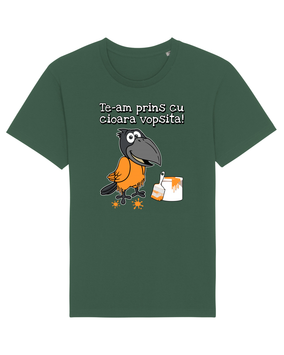 Tricou mânecă scurtă Unisex Rocker Bottle Green