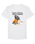 Te-am prins cu cioara vopsita! Tricou mânecă scurtă guler larg Bărbat Skater