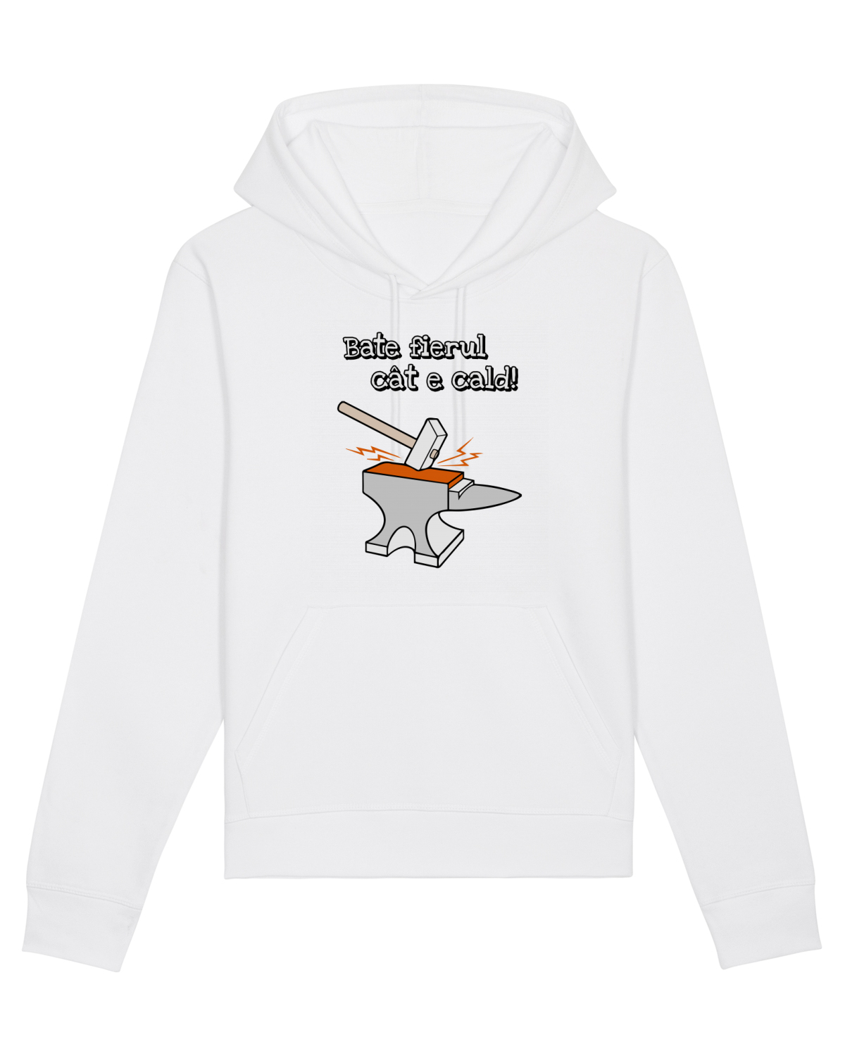 Hanorac Unisex Drummer White