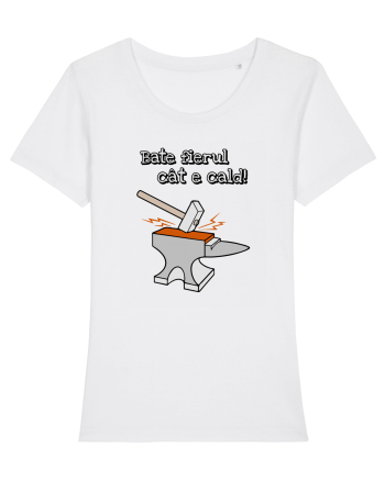 Bate fierul cat e cald. White