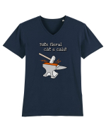 Bate fierul cat e cald. Tricou mânecă scurtă guler V Bărbat Presenter