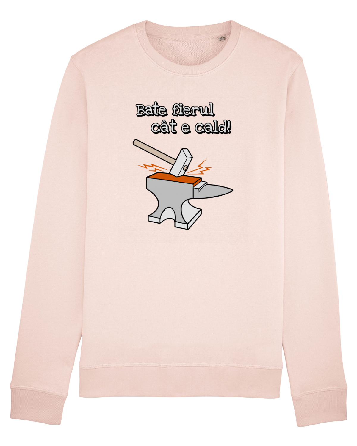Bluză mânecă lungă Unisex Rise Candy Pink