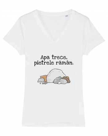 Apa trece pietrele raman. White