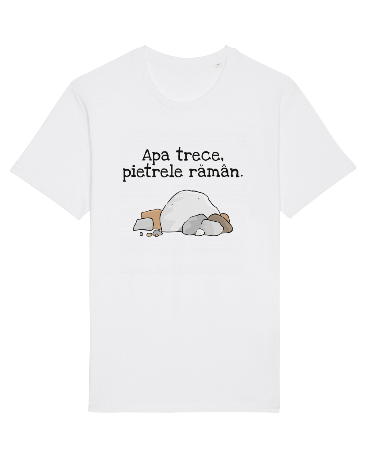 Tricou mânecă scurtă Unisex Rocker White