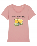 Frate, frate, dar... Tricou mânecă scurtă guler larg fitted Damă Expresser