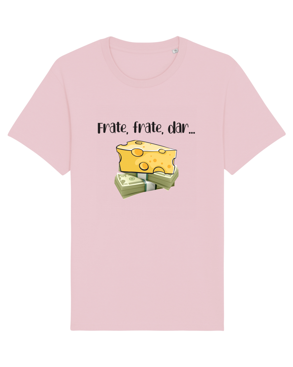 Tricou mânecă scurtă Unisex Rocker Cotton Pink