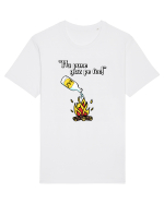 Nu pune gaz pe foc! Tricou mânecă scurtă Unisex Rocker