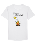 Nu pune gaz pe foc! Tricou mânecă scurtă guler larg Bărbat Skater