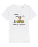 Afara-i vopsit gardul Tricou mânecă scurtă  Copii Mini Creator