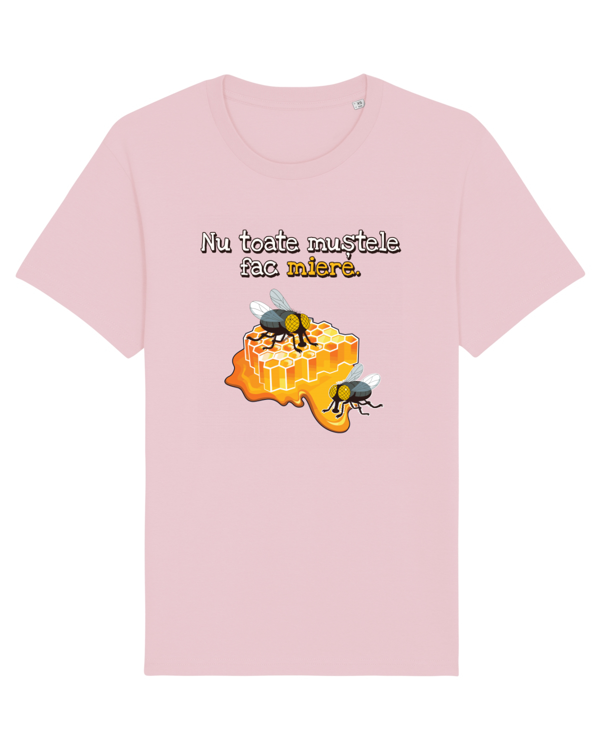 Tricou mânecă scurtă Unisex Rocker Cotton Pink
