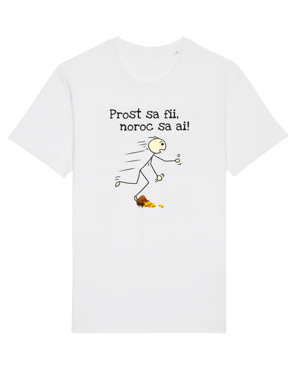 Tricou mânecă scurtă Unisex Rocker White