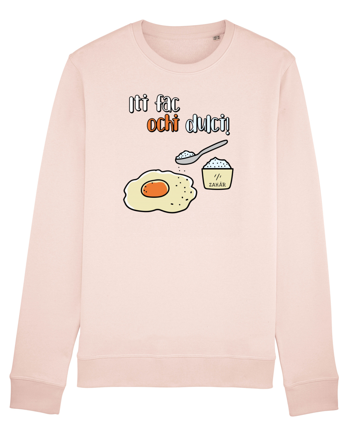Bluză mânecă lungă Unisex Rise Candy Pink