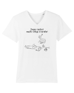 Dupa razboi... Tricou mânecă scurtă guler V Bărbat Presenter