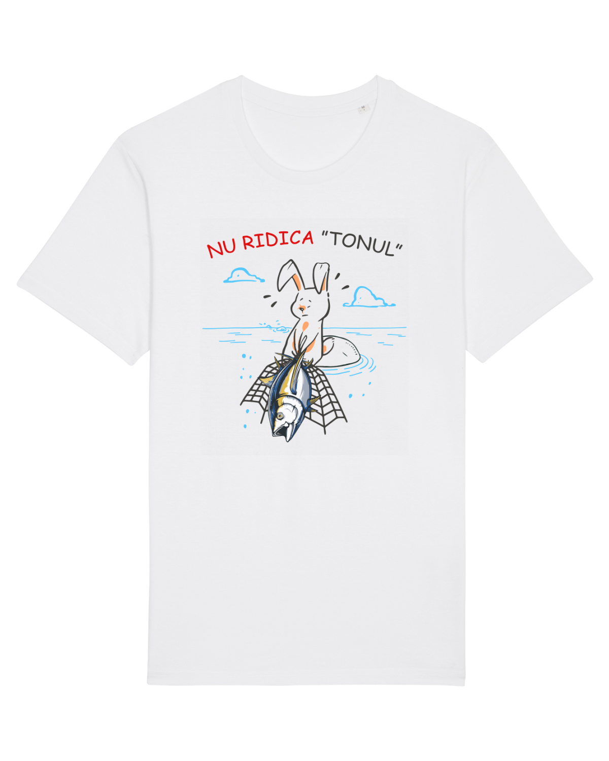 Tricou mânecă scurtă Unisex Rocker White