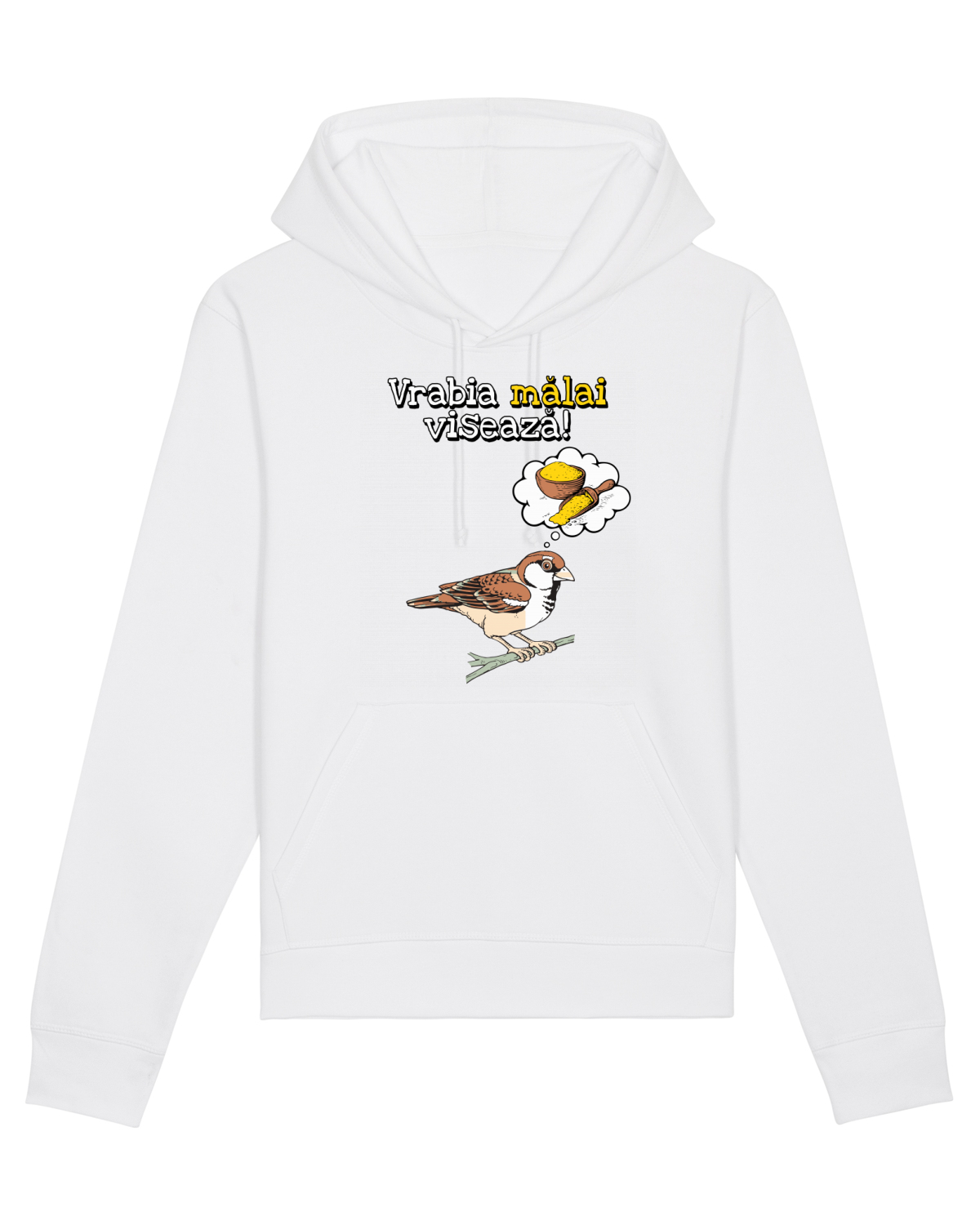 Hanorac Unisex Drummer White