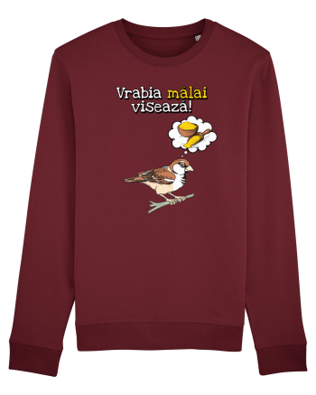 Vrabia malai viseaza! Burgundy