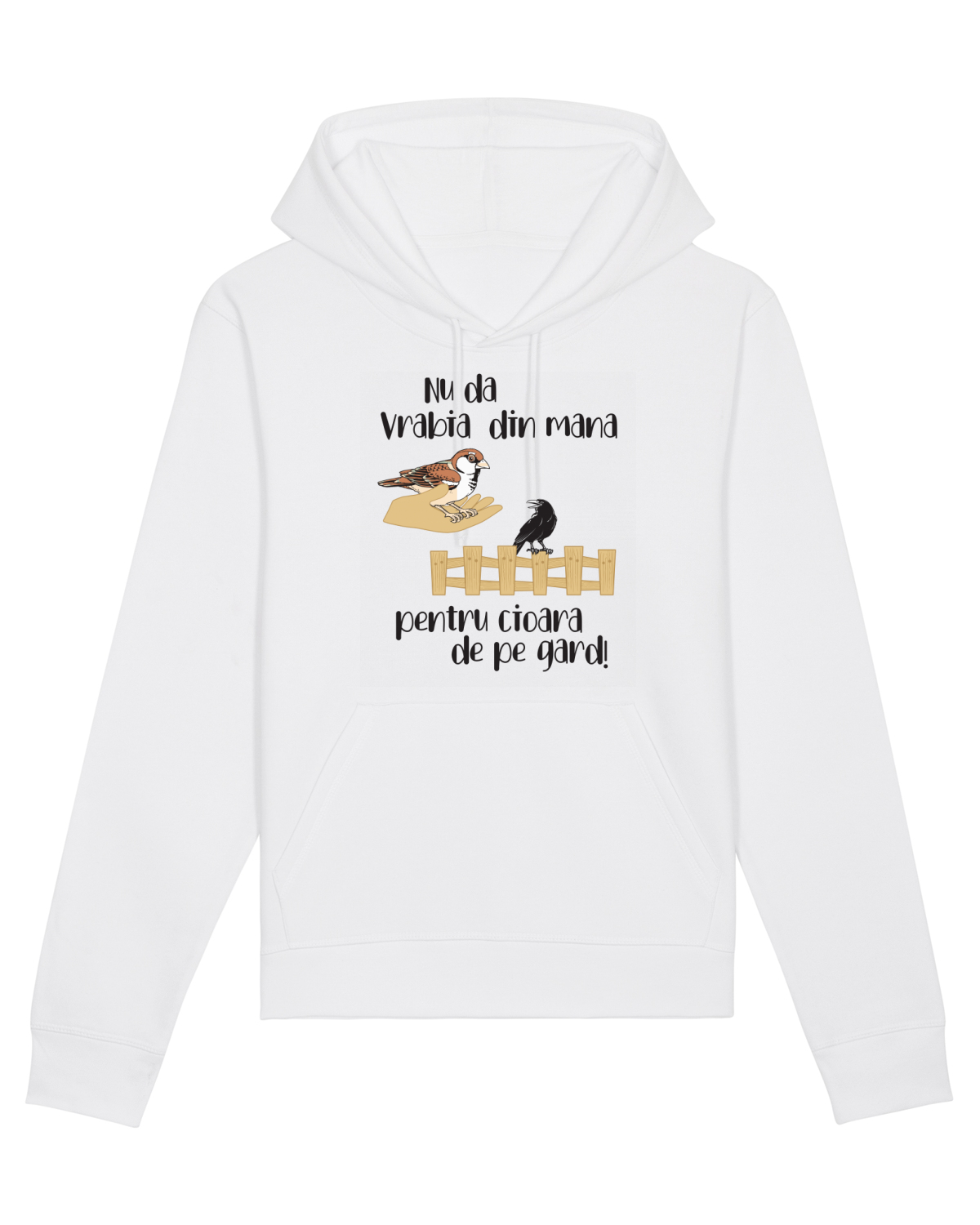 Hanorac Unisex Drummer White