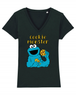 Cookie Monster Tricou mânecă scurtă guler V Damă Evoker