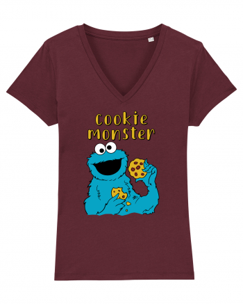 Cookie Monster Burgundy