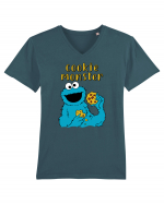 Cookie Monster Tricou mânecă scurtă guler V Bărbat Presenter