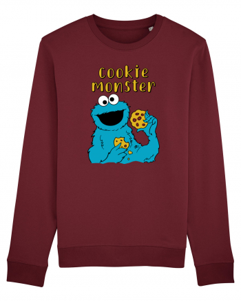 Cookie Monster Burgundy