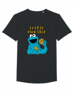 Cookie Monster Tricou mânecă scurtă guler larg Bărbat Skater