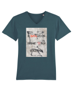 Revolutin Tricou mânecă scurtă guler V Bărbat Presenter