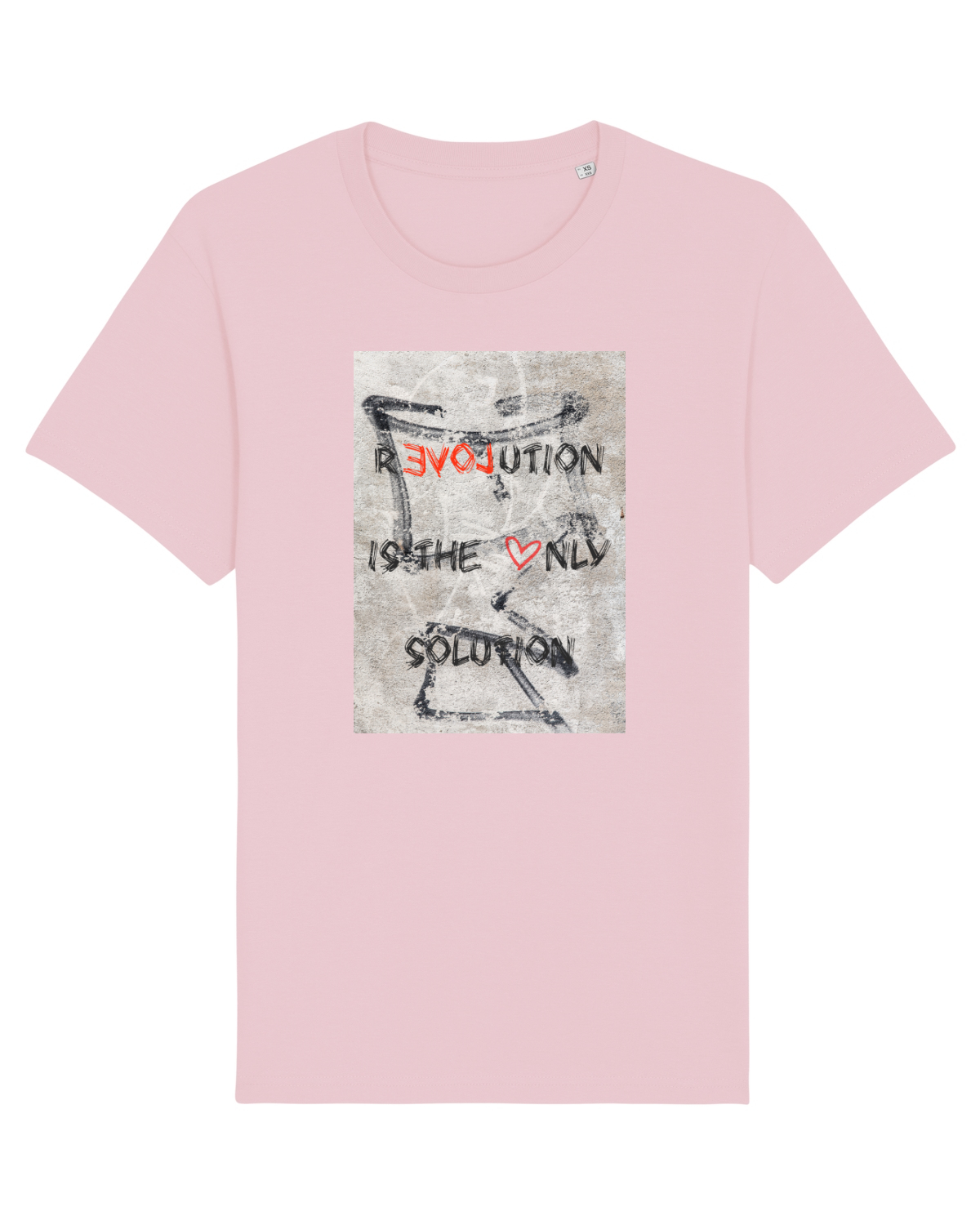 Tricou mânecă scurtă Unisex Rocker Cotton Pink