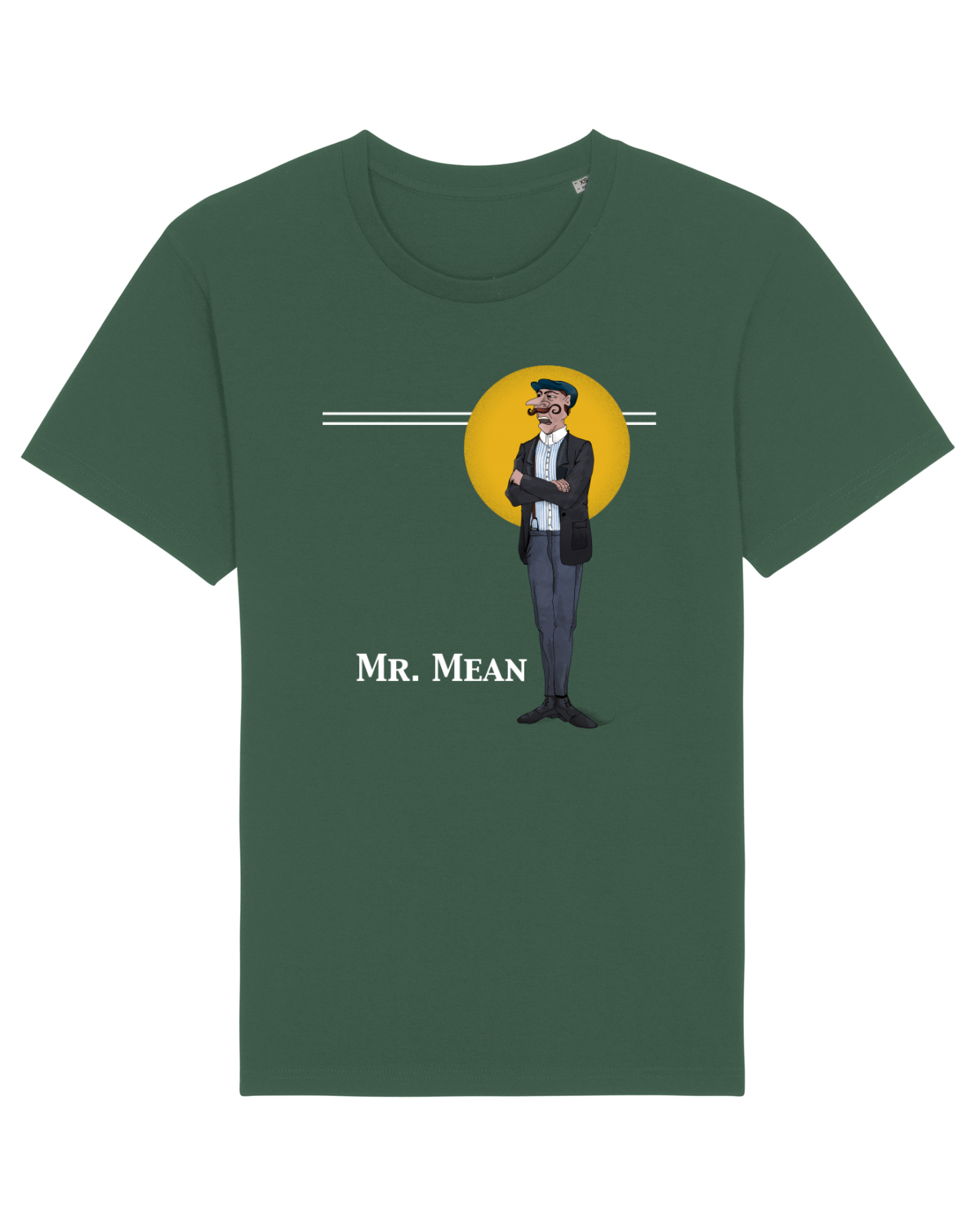 Tricou mânecă scurtă Unisex Rocker Bottle Green