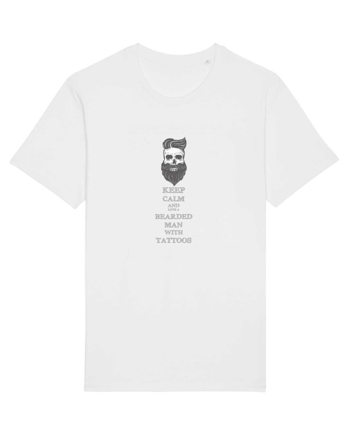Tricou mânecă scurtă Unisex Rocker White